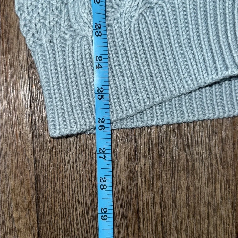 Talbots Short Sleeve Cable Knit Cardigan Sweater
